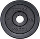 Toorx Rubber Weight Plate 1 x 2kg Φ25mm
