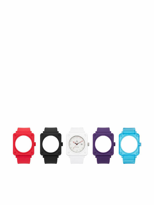Yot Watch Ρολόι με Καουτσούκ Λουράκι
