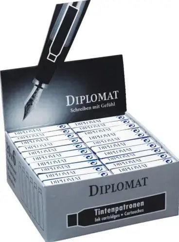 Diplomat 5 Rezerve de cerneală pentru stilou Albastru