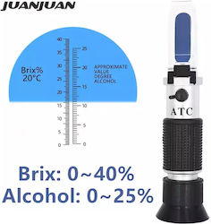 Winemaking Refractometer 0-40% Brix 0~25% Al77221