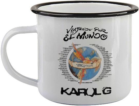 Koupakoupa Karol G Tropicoqueta Mug Enamel Black 360ml