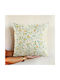 Inspiral Tree Decorative Pillow Case White With Mint 45x45cm
