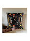 Inspiral Tree Decorative Pillow Case Black 45x45cm