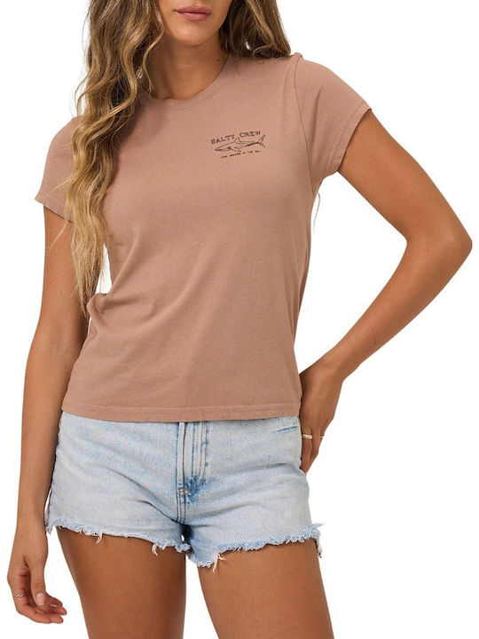 Salty Crew Damen T-shirt Mocha