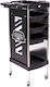 Куρείου Italor Barber Cart Small Помощник за фризьорски салон с Държач за Сешоар 37x52.5x91см.