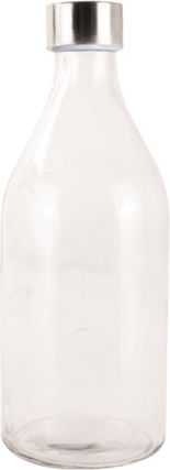 Silver Bottle Cap 1l 9.5x26cm 0503306 Faitakis Ftk-0503306