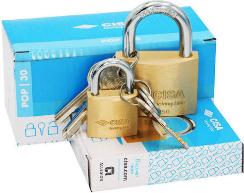 Cisa Locking Line Λουκέτο Πέταλο με Κλειδί 20mm