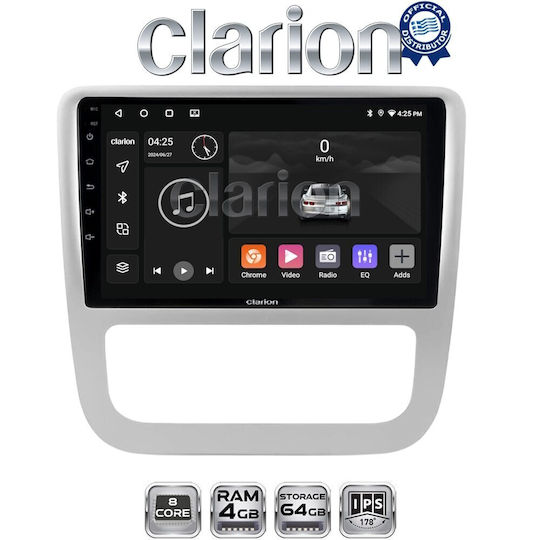Clarion Gl52489 OEM Multimedia Car Audio System Screen VW Scirocco & Eos 2008 2013 CarPlay Android Auto BT GPS Wi-Fi GPRS