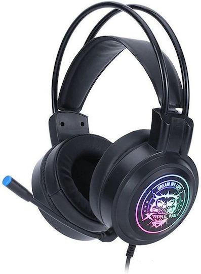 Xtrike Me GH-516 Over Ear Gaming Headset με σύνδεση USB for PC
