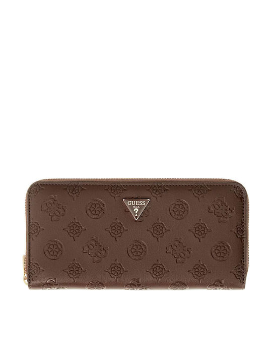 Guess Diana Diana Голяма дамска портмоне Кафяв