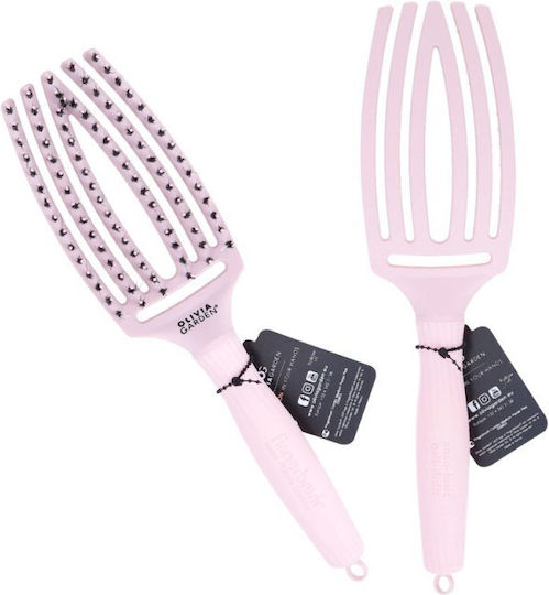 Olivia Garden Finger Brush Haarbürste Rosa