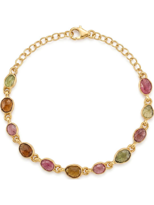 Kiriakos Gofas Damen Armband aus Silber Vergoldet