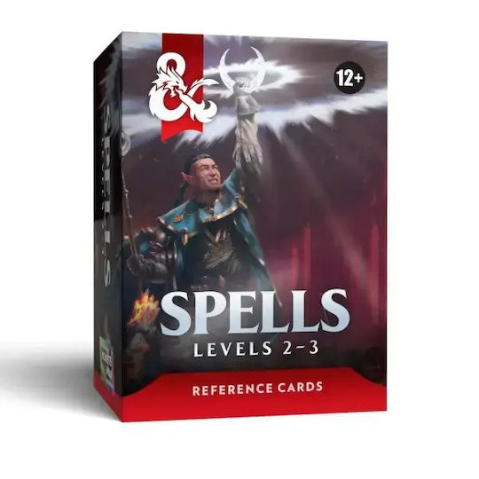 Dungeons & Dragons 5. Ausgabe Referenzkarten Zauber Stufen 2-3