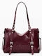 Damen Set Damen Handtaschen Schulter Rote