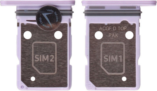 Samsung A37 5g A376 Dual Sim Kartenhalter Flieder Original Service Pack Gh98-50810d
