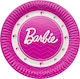 Χάρτινα Πιάτα Φαγητού Barbie 8 Τεμ