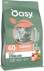 Oasy Dry Cat Food for Adult Neutered Cats with Sensitive Urinary Tract with Salmon 6kg Oasy Dry Cat Food for Adult Neutered Cats with Sensitive Urinary Tract with Salmon 6kg