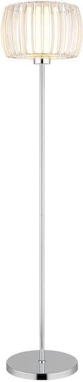Globo Lighting Lampadar de Podea Argintiu