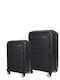 Newcom Suitcases Hard Black Maximum Height 61cm