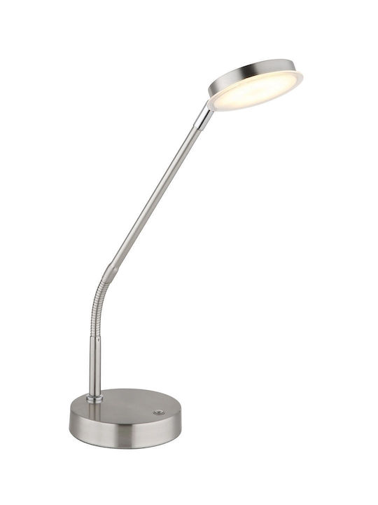 Globo Lighting LED Φωτιστικό Γραφείου σε Ασημί Χρώμα