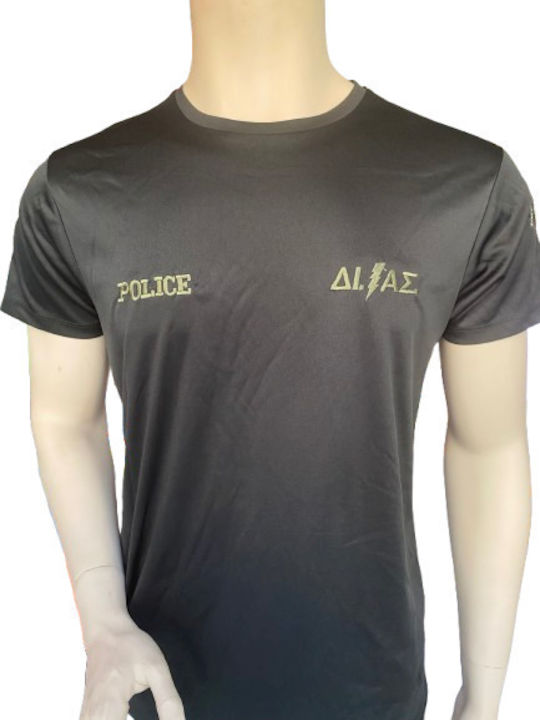Daytona 0420 T-Shirt Kurze Ärmel Gestickte Abzeichen Polizei