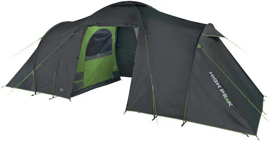 High Peak Como 4.0 Cort Camping Tunel Gri pentru 4 Persoane 450cm
