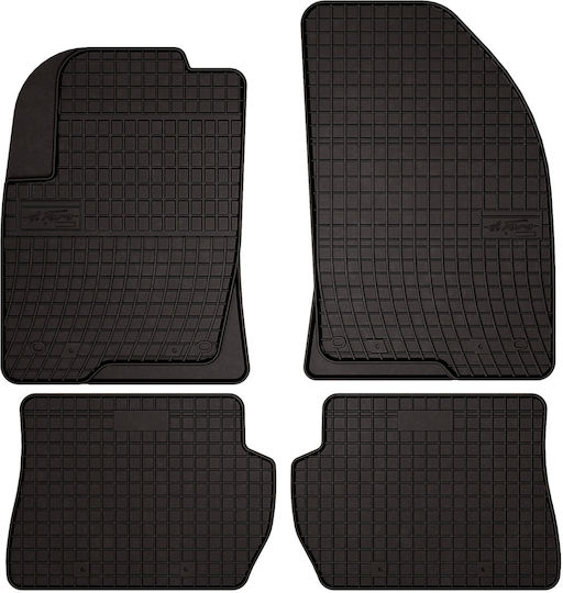 Gummi Auto Fußmatten Ford Vereinigung Hatchback 2005-2012 Schwarz Passgenau