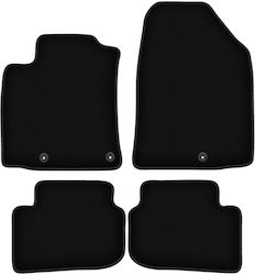 Basic Black Velour Mats Hyundai Ioniq Electric Crossover 2016 Basic Black Velour Mats Hyundai Ioniq Electric Crossover 2016