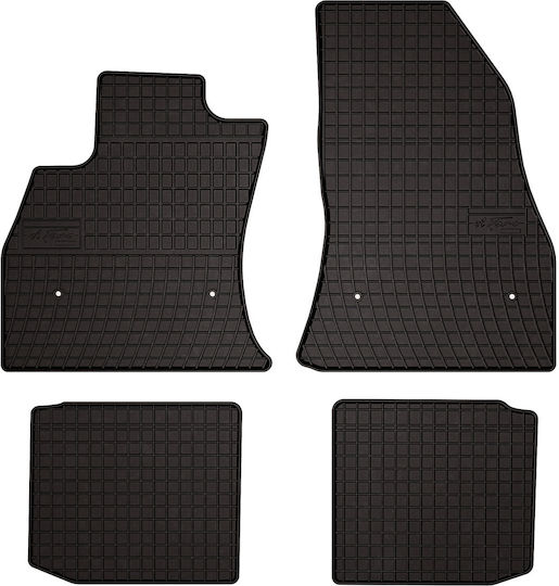 Rubber Car Mats Fiat 500l Minivan 2012-2022 Black Fitted