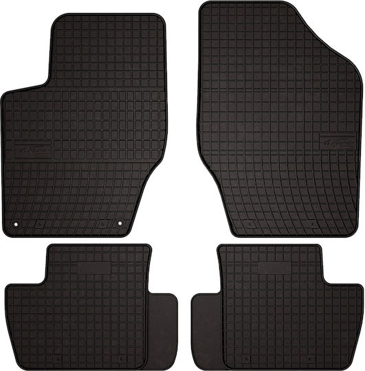 Gummifußmatten Citroen Ds4 Hatchback 2011-2015 Schwarz Passgenau