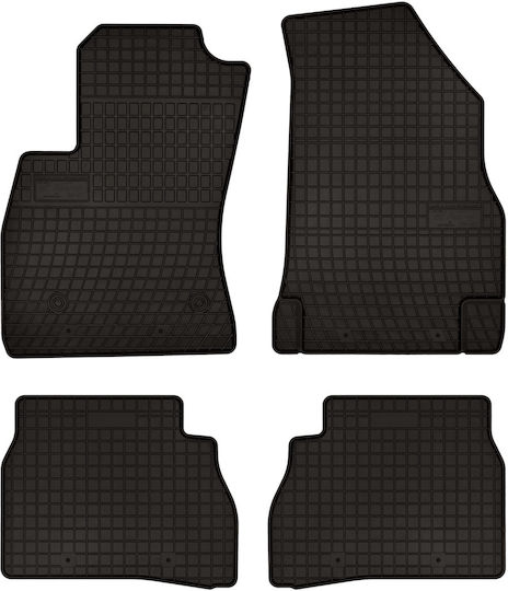 Gummifußmatten Fiat Doblo II Combivan 2009-2020 Schwarz Passgenau