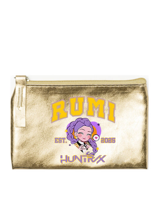 Digital Place Kids Wallet with Zipper Gold