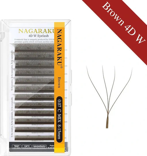 4d Nagaraku 0.07c Mix 8-15mm Brown