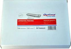 Optima Ζελατίνα Πλαστικοποίησης A6 125 microns Optima Ζελατίνα Πλαστικοποίησης A6 125 microns