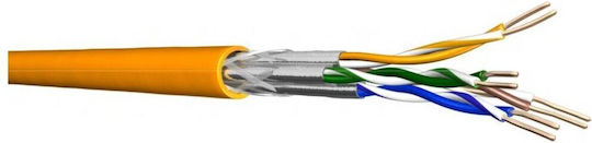 Draka S/FTP Кат.7 (10Gbps) Мрежов Кабел Ethernet 50м Оранжев