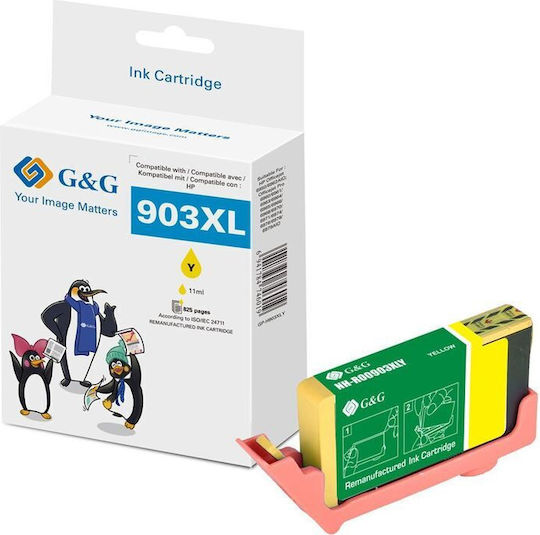 G&G Συμβατό Μελάνι Εκτυπωτή InkJet HP Hp 903xl / T6m11ae Κίτρινο 1τμχ