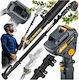 Extension Arm Chainsaw Pole Pruner Length Adjustment 160-250 Cm Humberg Hm-422