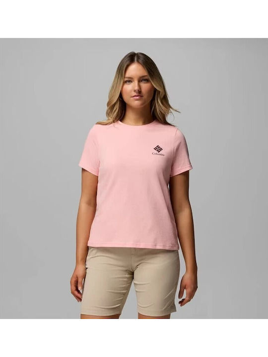 Columbia Tricou de damă Pink Sand/stacked Gem Mini