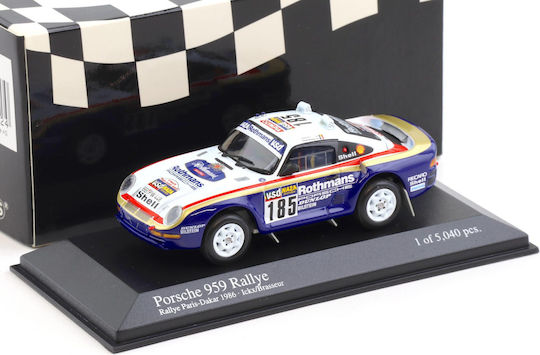 1/43 Porsche 959 Rallye Nr.185 J.ickx/c.brasseur 2nd Place 1986 Rallye Paris Dakar