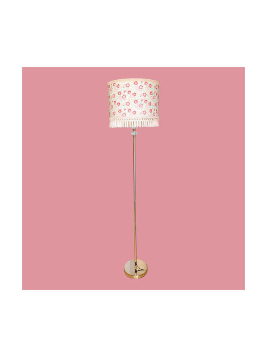 Stehlampe mit E27 Lampenbirnensockel in Roter Farbe Stehlampe mit E27 Lampenbirnensockel in Roter Farbe
