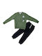 Kids Sweatpants Set Green