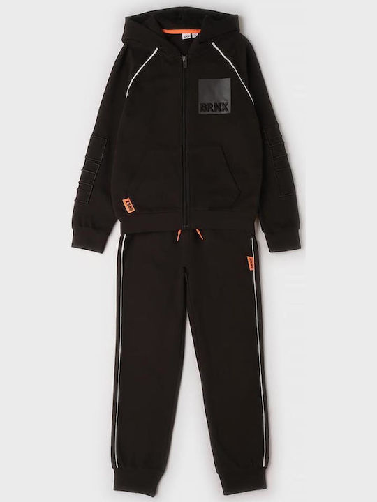 Kinder Trainingsanzug Set Mit Jacke Schwarz