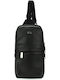 Men's Black Sling Bag