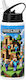 Digital Place Kinder Trinkflasche aus Aluminium Minecraft Weiß 600ml