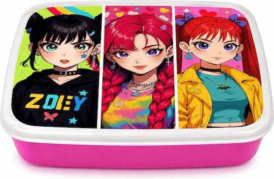 Digital Place K-POP Demon Hunters Kunststoff Kinderlebensmittelbehälter 18 x 13 x 6cm