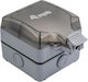 Equip Aufputzdose 1-Port Keystone Ohne Abschirmung Außen Grau