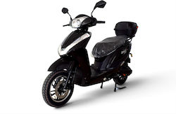 Electro-Action 25 Pro Ηλεκτρικό Scooter Ισχύος 3000W με Τελική Ταχύτητα 25km/h Αυτονομίας 150km για Οδήγηση Χωρίς Δίπλωμα Μαύρο Χρώμα