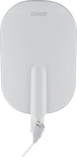 Schwaiger DTA4000011 Antenă TV Externă (nu Necesită Alimentare) Albă