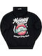 Tony Couper Men's Long Sleeve Hoodie Money Crazy Black H26/47