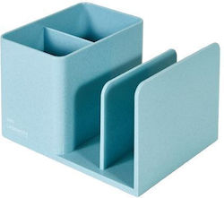 Kunststoff Stifthalter in Blau Farbe 12,1x9,6x15,6cm 1Stück